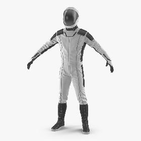 Futuristic Astronaut Space Suit 3D model